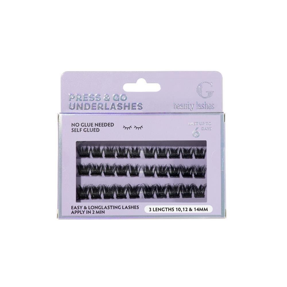 G Beauty Lashes Press & Go Underlashes -Glam Makeup GBL-GLAM