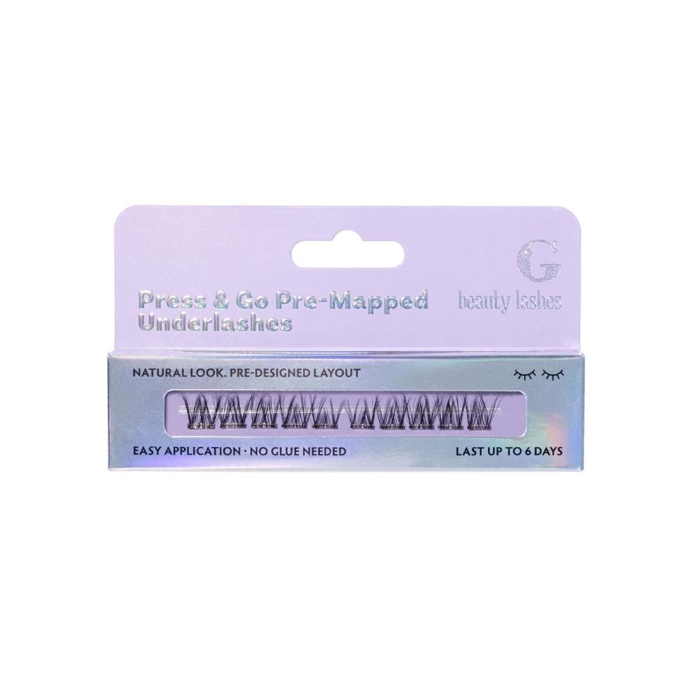 G Beauty Lashes Press & Go pre-mapped Underlashes - Muse Makeup GBL-MUSE