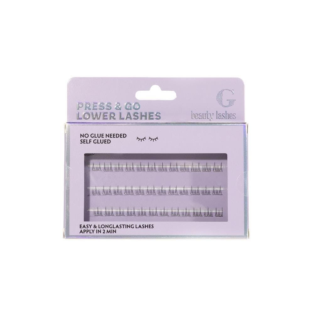 G Beauty Lashes Press & Go lower lashes Natural Makeup GBL-NAT