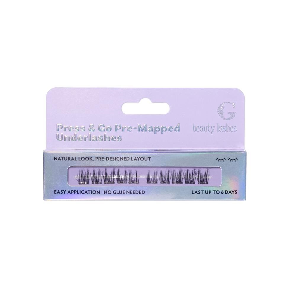 G Beauty Lashes Press & Go pre-mapped Underlashes - Vibe Makeup GBL-VIBE