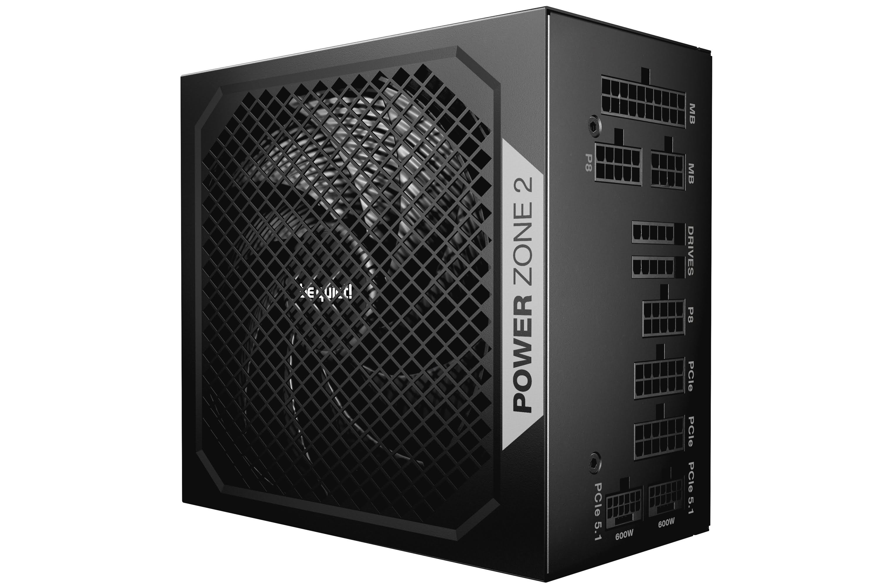 be quiet! POWER ZONE 2 1200 Strømforsyning - 1200 Watt - 140 mm - ATX 3.1 - 80 Plus Platinum certified Strømforsyning Sort BP030EU