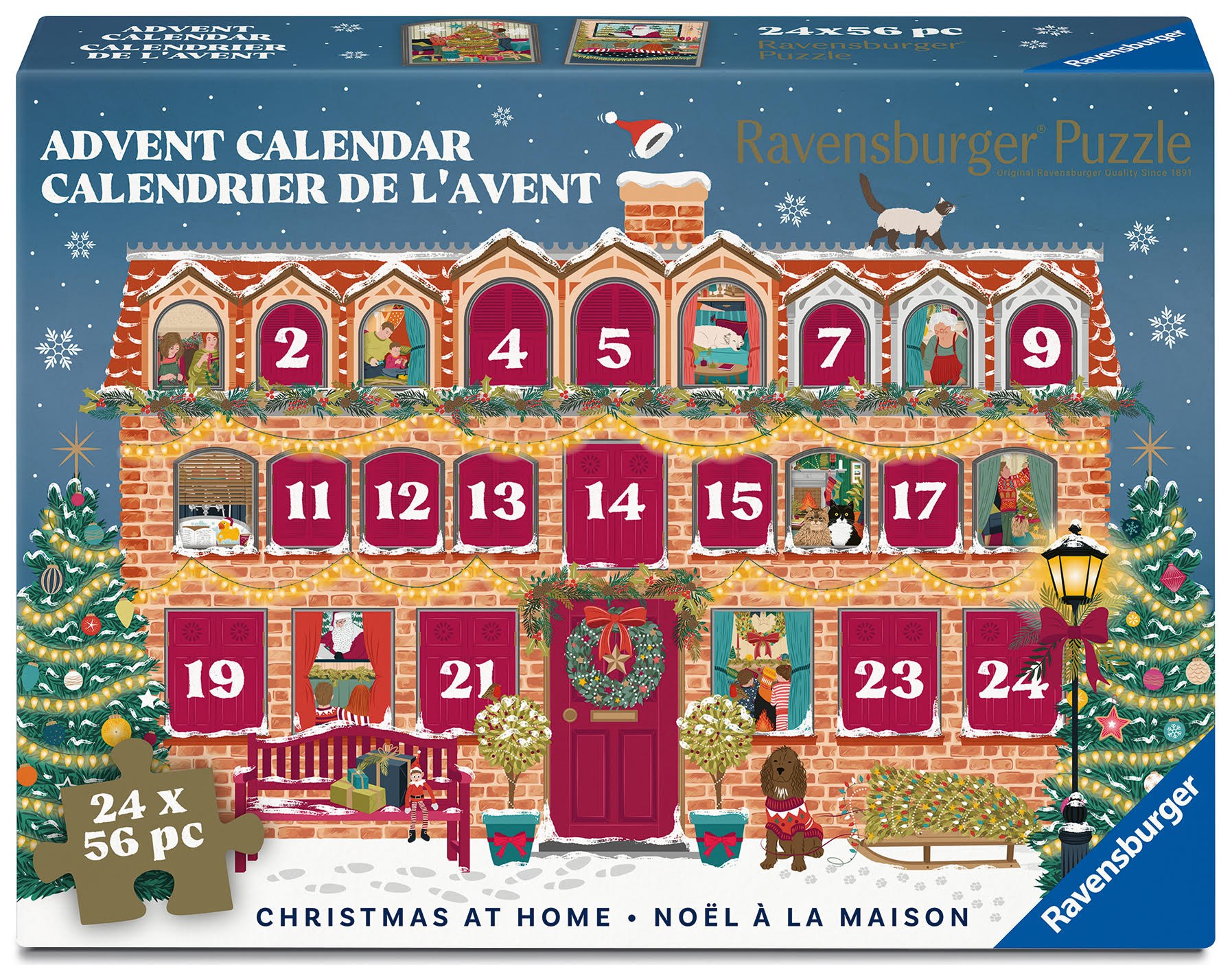 Ravensburger Puzzle Advent calender Julekalender 12002014