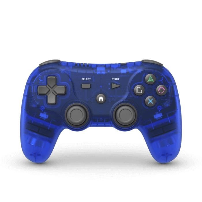 Retro Fighters Defender Pro BT - Blue - Wireless Controller - Sony PlayStation 2 Spil Tilbehør RET00912