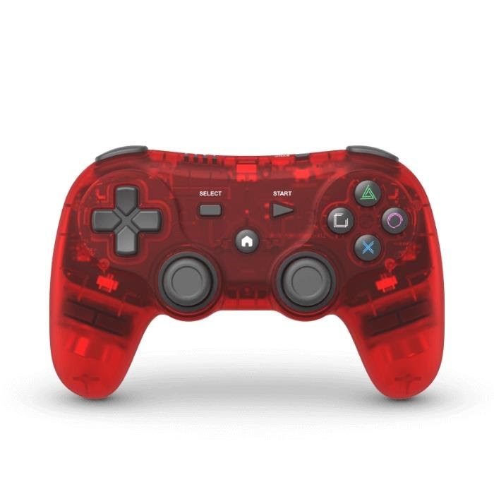 Retro Fighters Defender Pro BT - Red - Wireless Controller - Sony PlayStation 2 Spil Tilbehør RET00914