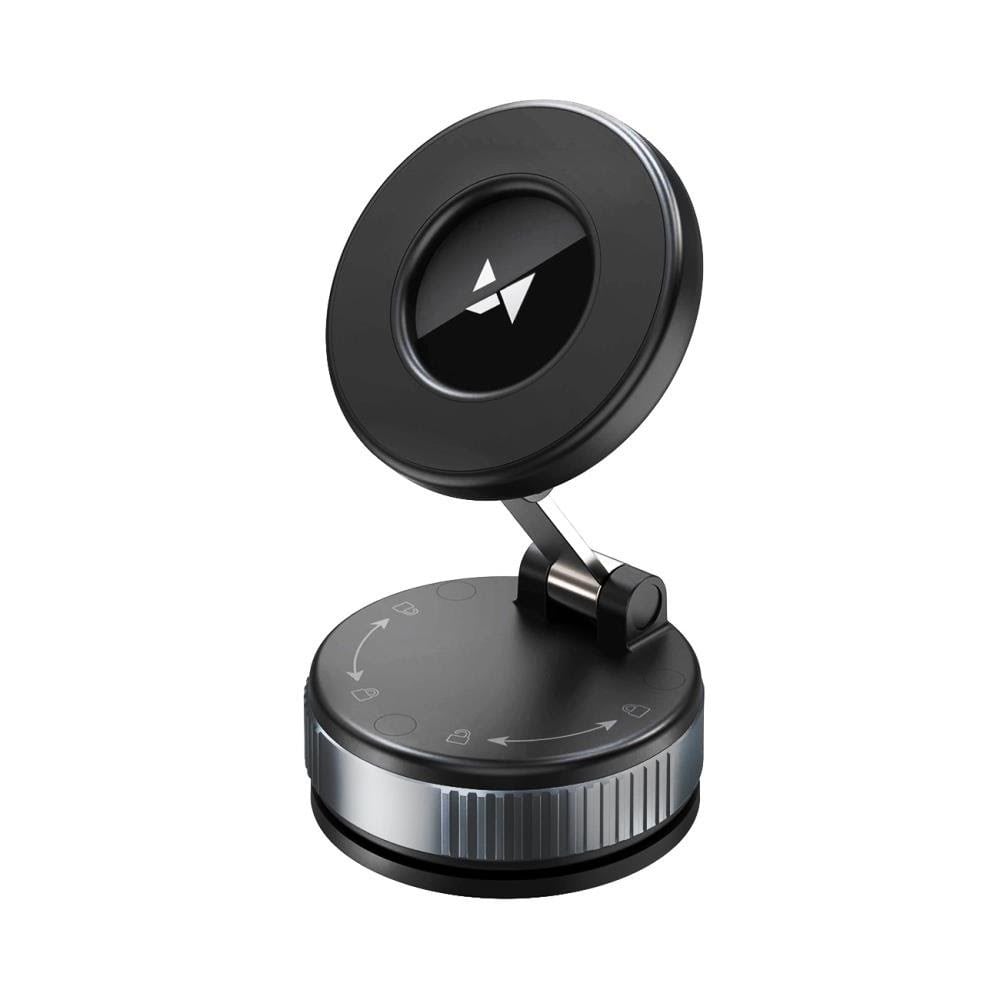 Wozinsky WUSM-01 magnetic car holder for dashboard/windshield - black Mobil Tilbehør 5907769384028