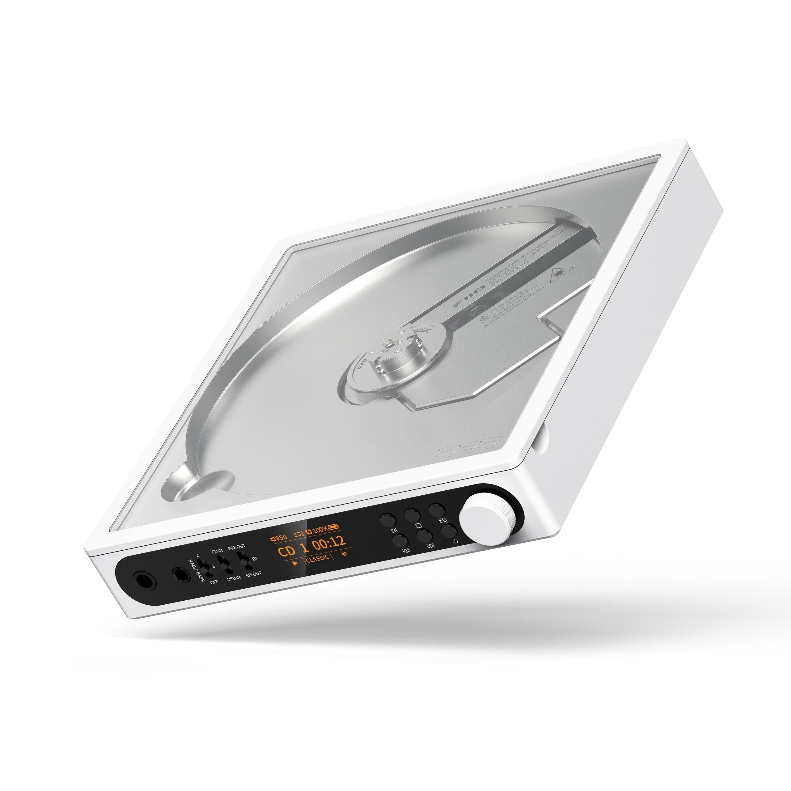 FiiO DM15 R2R - Portable CD Player - 24-Bit R2R DAC - Bluetooth - White Cd Afspiller 5580165