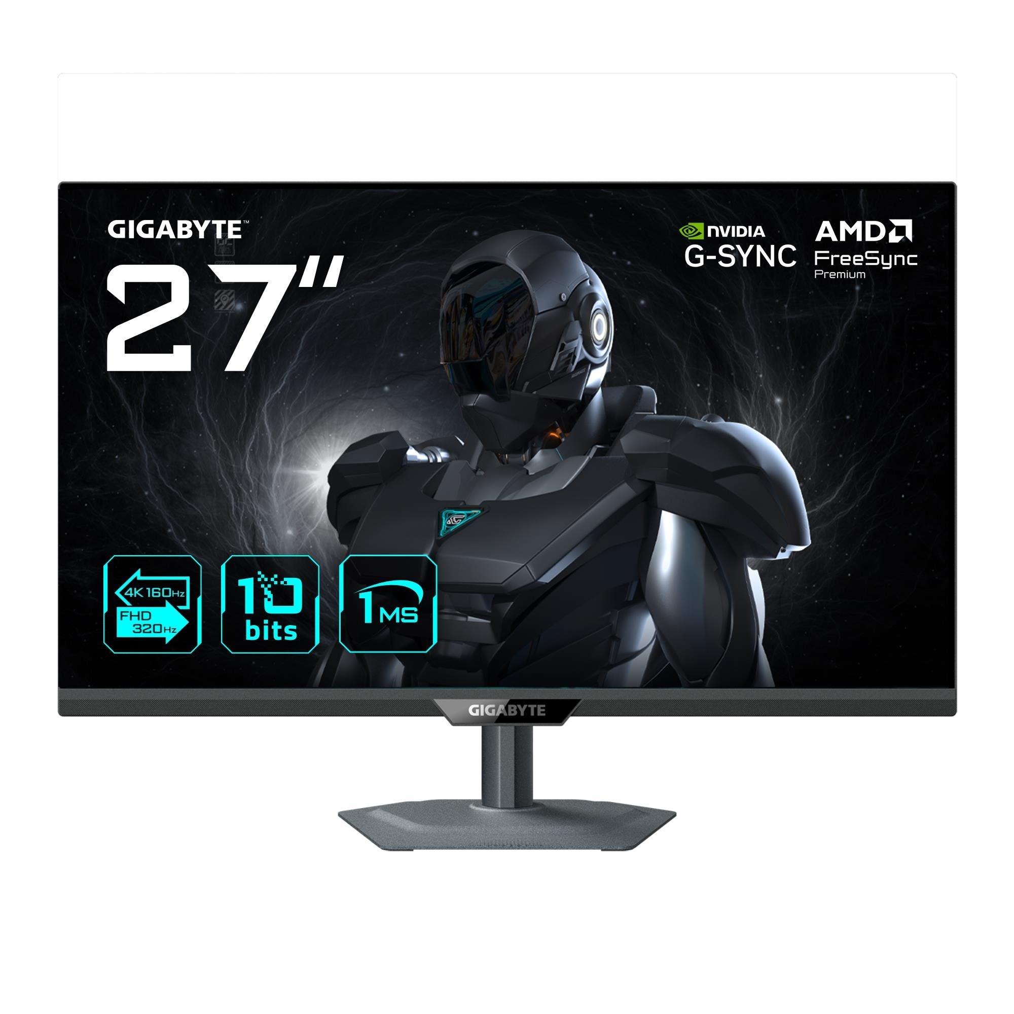 27" GIGABYTE G27UP - 3840x2160 (4K) - 160Hz - IPS Computerskærm Black G27UP EK