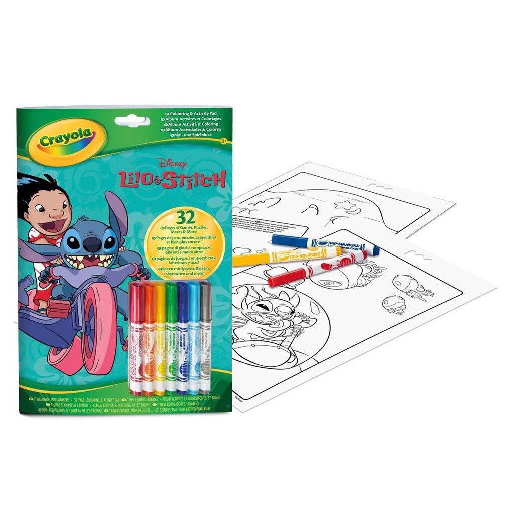 Crayola Coloring & Activity Book Lilo & Stitch Tegneværktøj 04-0865G