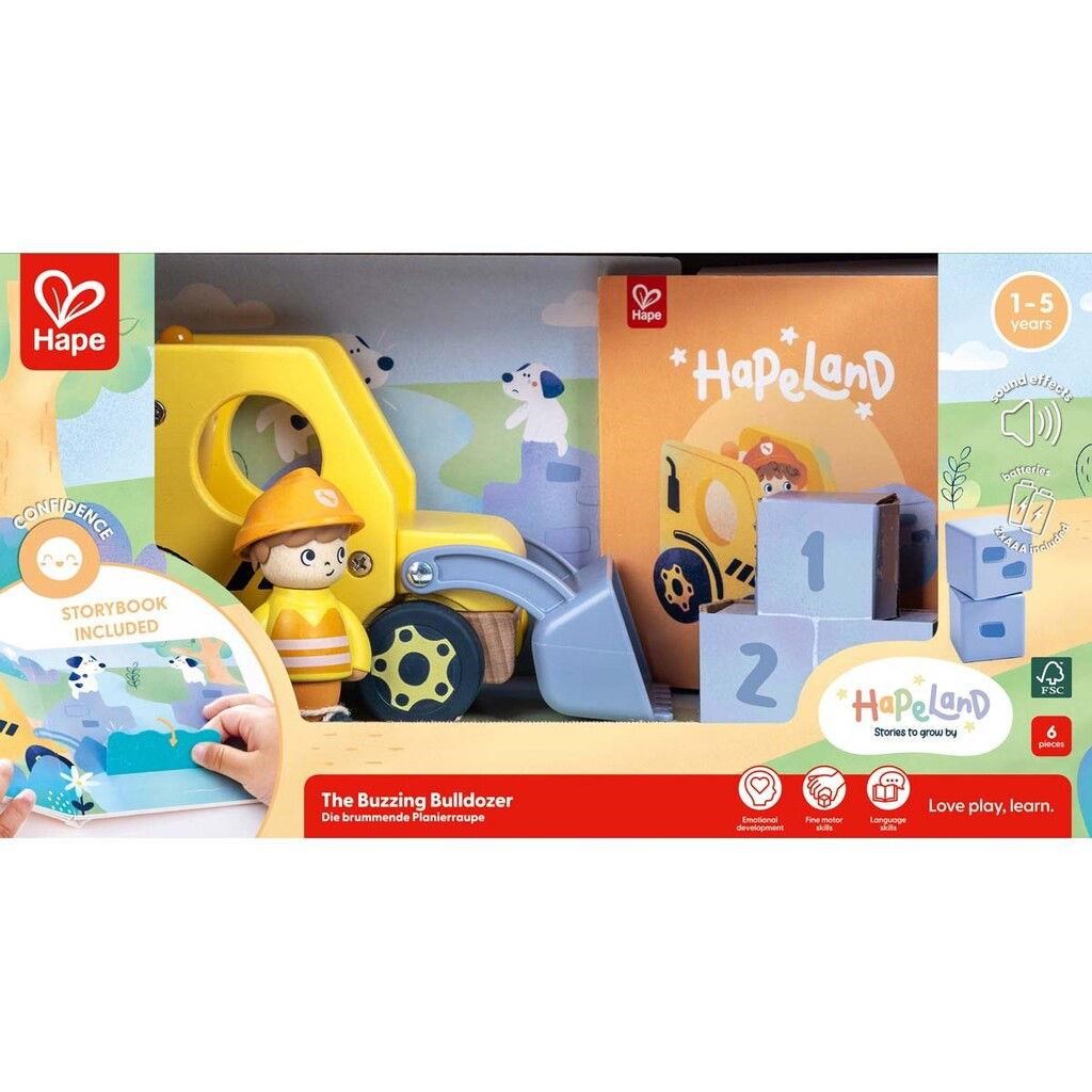 Hape The Buzzing Bulldozer With Sound Babylegetøj E3439K