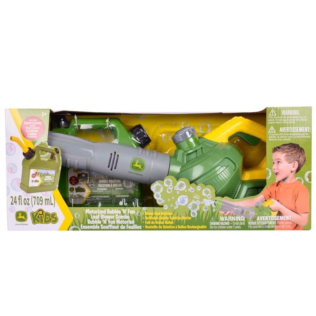 John Deere Bubble Leaf Blower & Refill Can Babylegetøj X470146ML