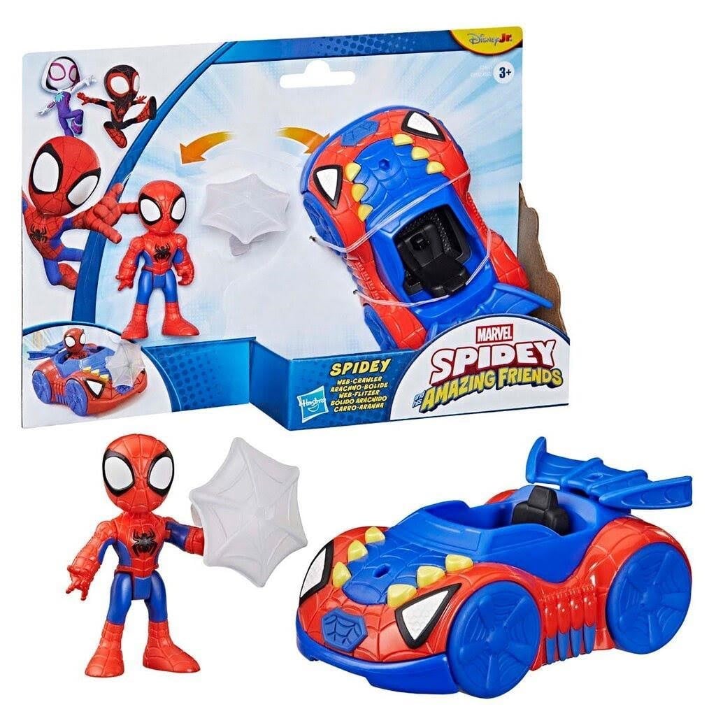 Spidey and His Amazing Friends Spidey & Friends Vehicle & Figure 7.6 cm - Spidey
