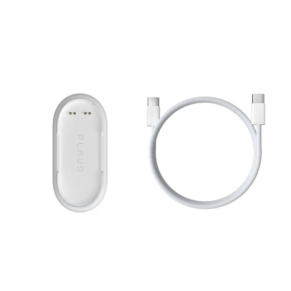 PLAUD NotePin opladningssæt - Hvid Gadget NP-AC-CD