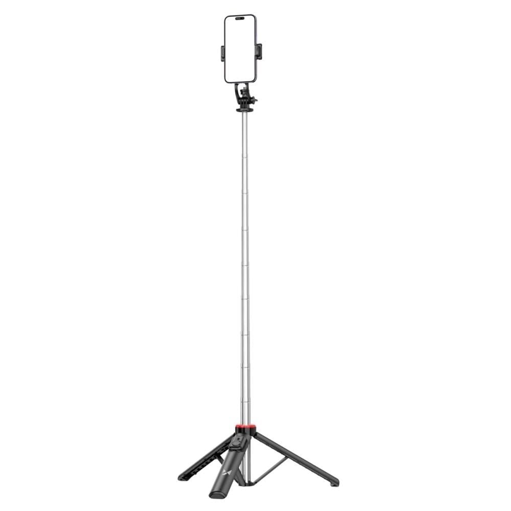 Wozinsky Selfie stick WC1Y3S Telescopic Tripod 1.3m with Phone Holder - Black