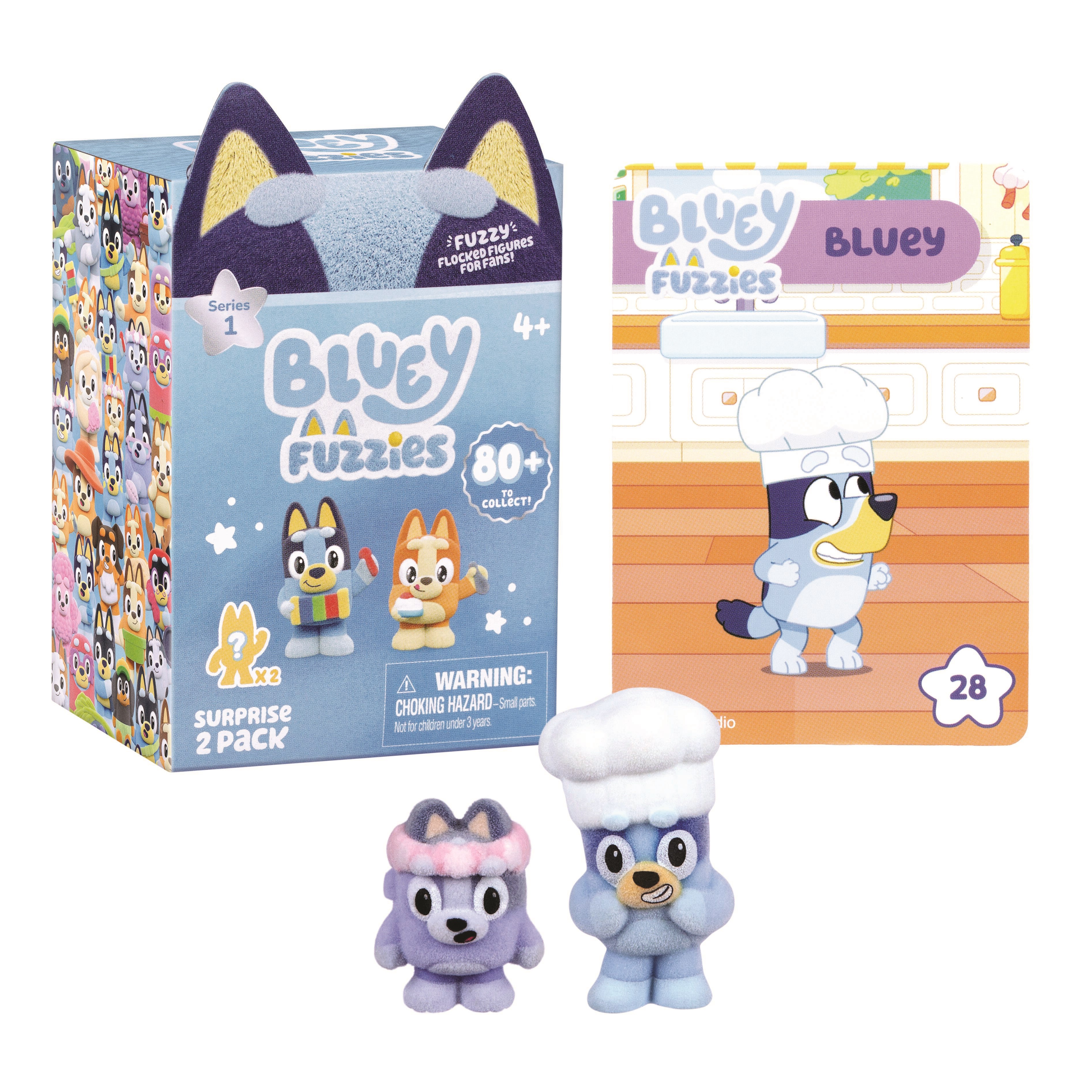 Bluey Fuzzies 2 pack Figur 90452