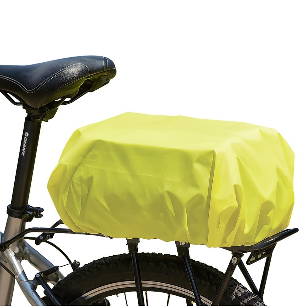 Wozinsky Universal Rain Cover with Elastic Band Bicycle Bag Backpack Green (WBB5YW)