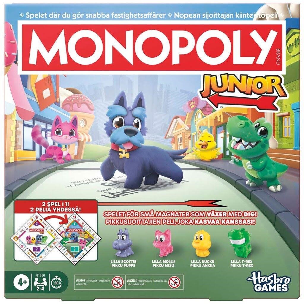 Hasbro Gaming Monopoly Junior 2 In 1 Refresh DK/NO