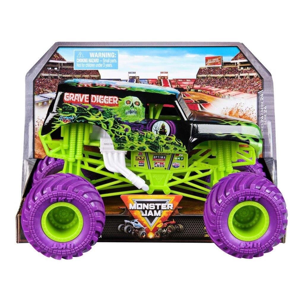 Monster Jam 1:24 Die Cast - Grave Digger Legetøjsbil 58700 / 6074256