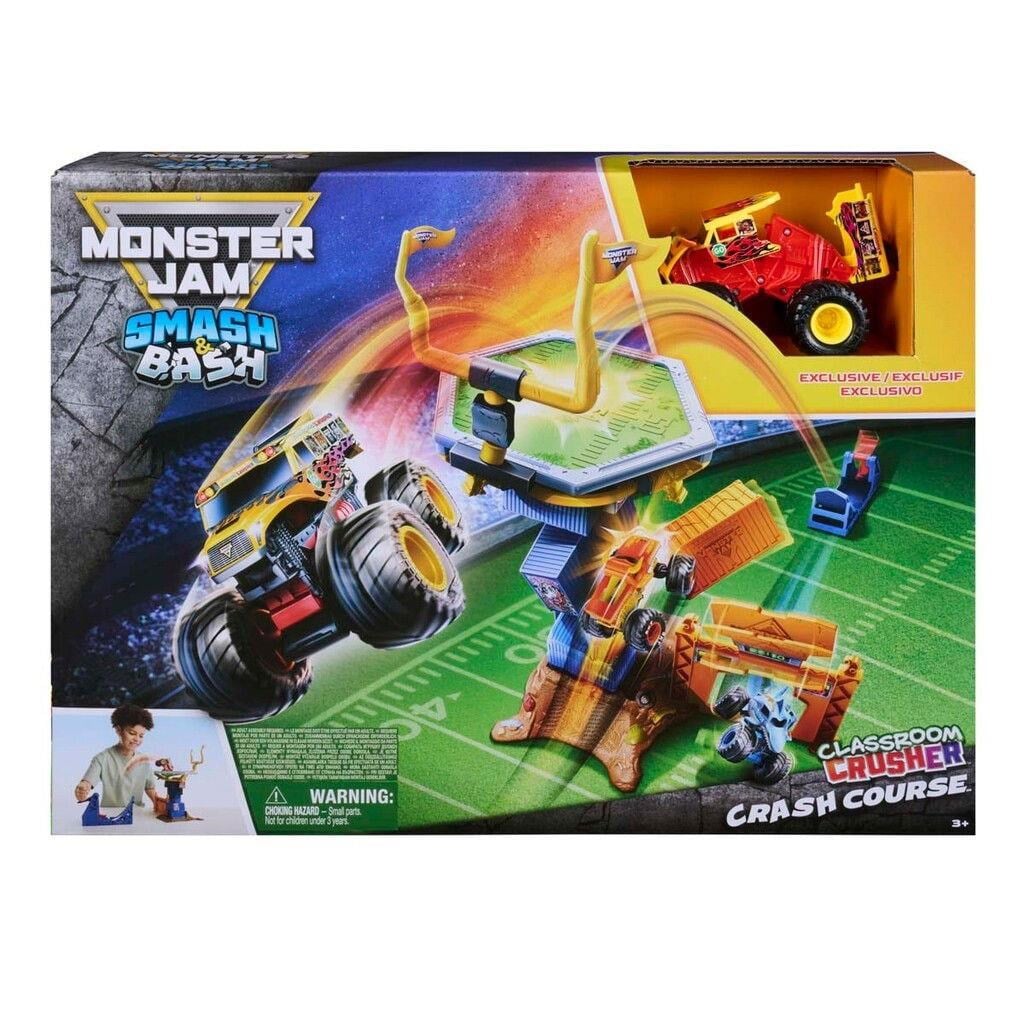 Monster Jam Smash & Bash Crash Course Playset Legetøjsbil 58819 / 6074638