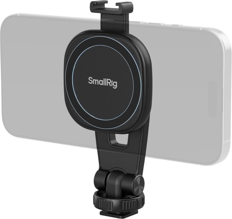 SmallRig 5283 AC-10 Attachable Phone Clamp with Cold Shoe Mount Mobil Tilbehør