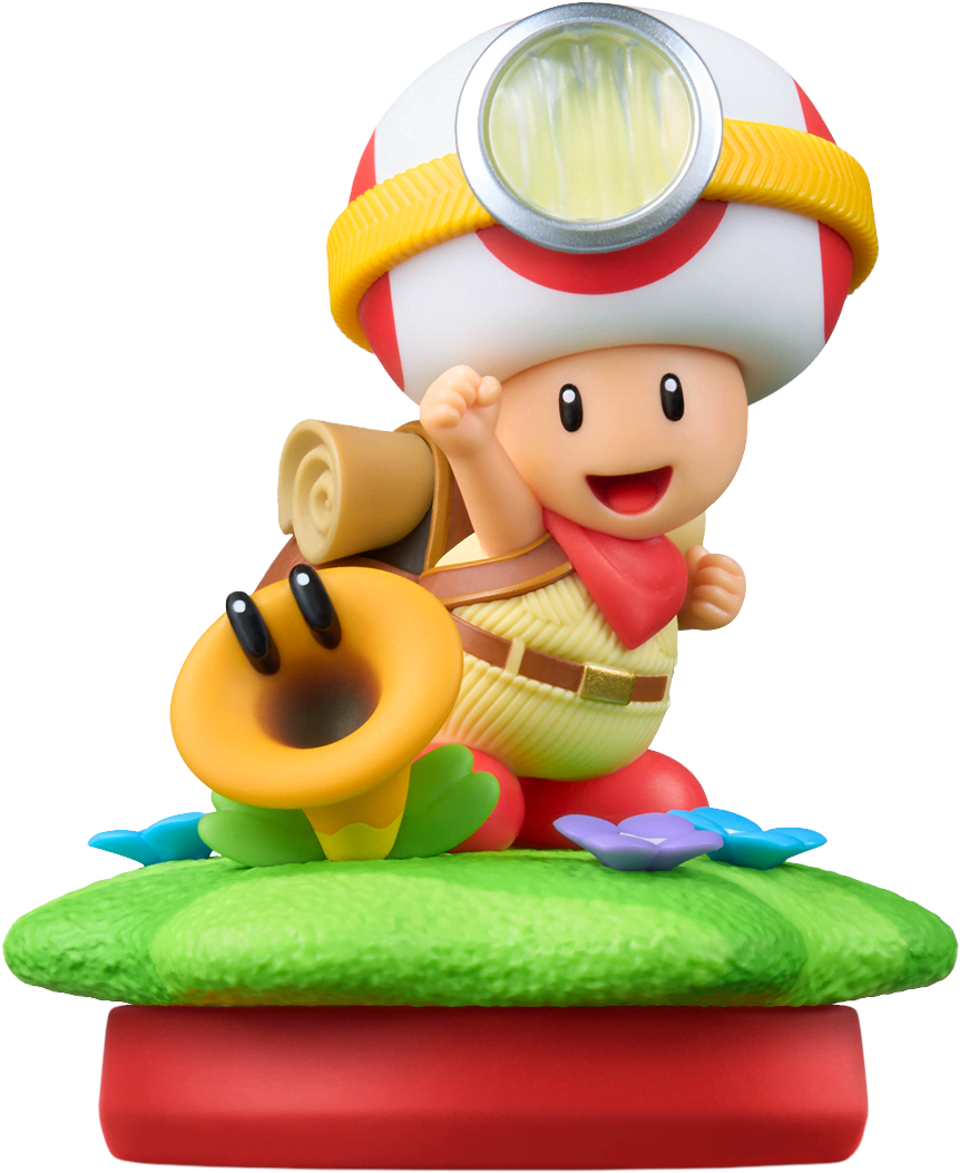 Nintendo amiibo Captain Toad & Talking Flower Spil Tilbehør 0045496381363