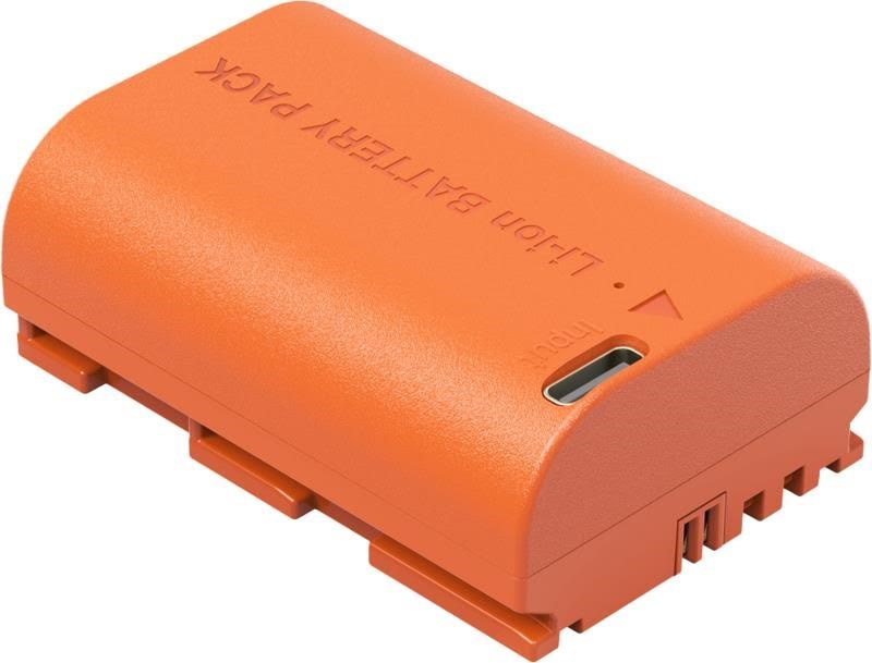 SmallRig 5407 Camera Battery USB-C Rechargeable Canon LP-E6P Orange Batteri