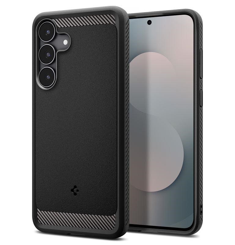 Spigen Rugged Armor - matte black - Samsung Galaxy S25 FE Mobilcover ACS10025