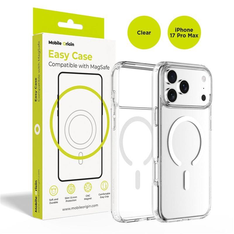 Mobile Origin Hybrid MagSafe Case - clear - iPhone 17 Pro Max Mobilcover MO-HYCL-IP17PM