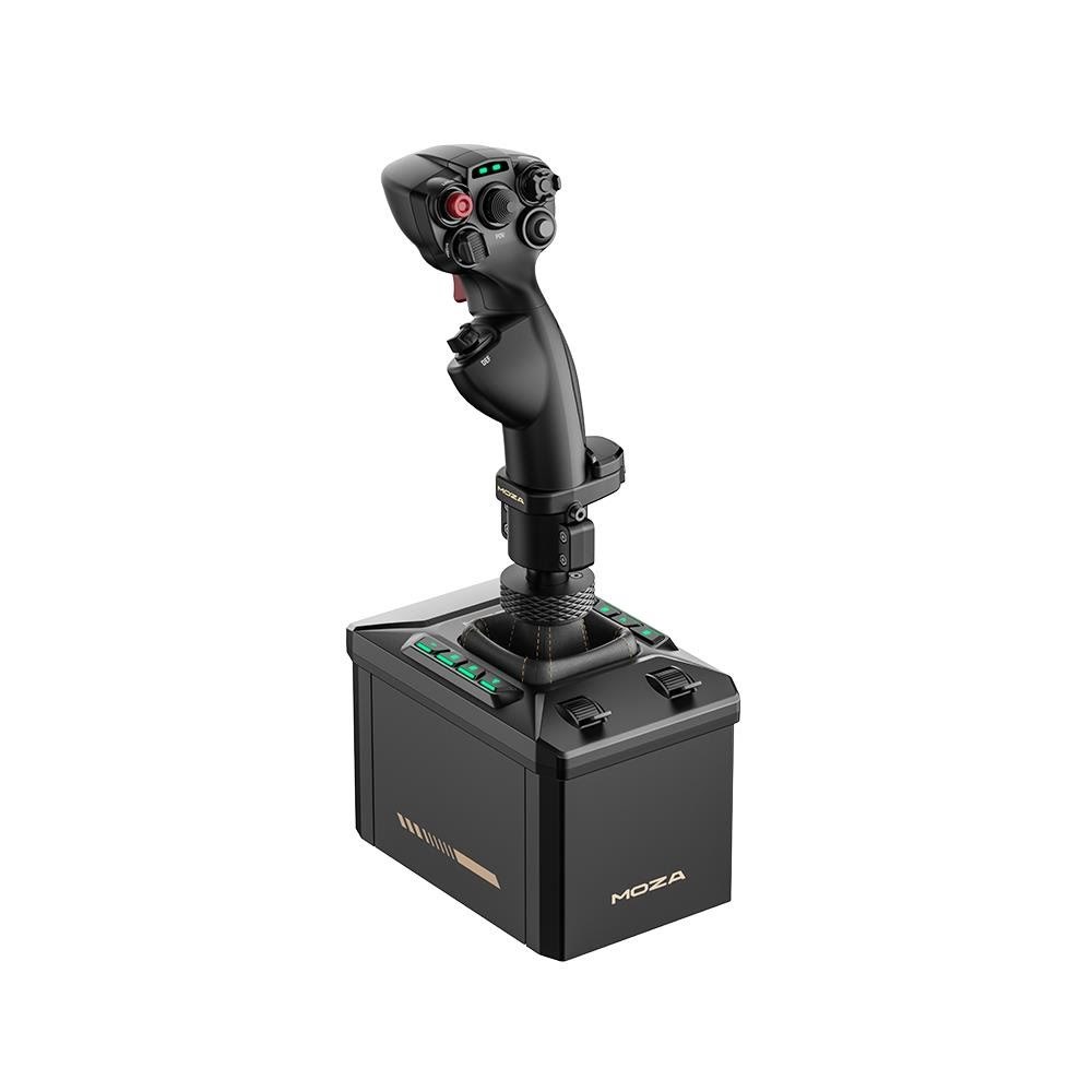 Moza Racing AB6 FFB Base + MHG Flightstick Bundle - Wired Flight simulator-base - PC Spil Tilbehør AS017