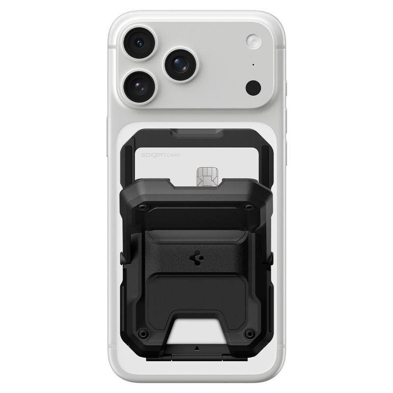 Spigen Tough Armor Pro Wallet MagSafe 5 Card - black Mobil Tilbehør AFA09327