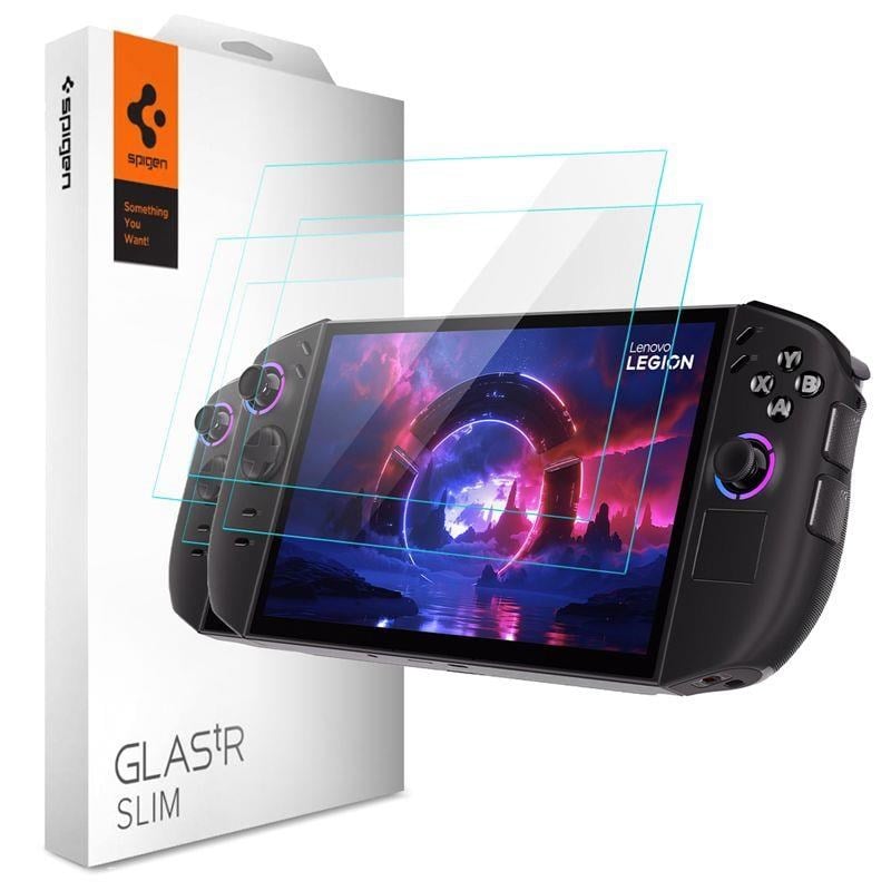 Spigen Glass tR Slim 2 Pack - Lenovo Legion Go 2 - Skærmbeskytter Spil Tilbehør AGL10952