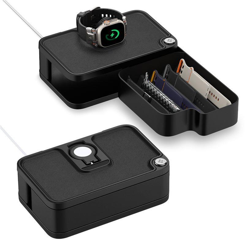 Spigen Apple Watch & Band & ETC Organizer S340 - black Smartwatch Tilbehør AMP07602