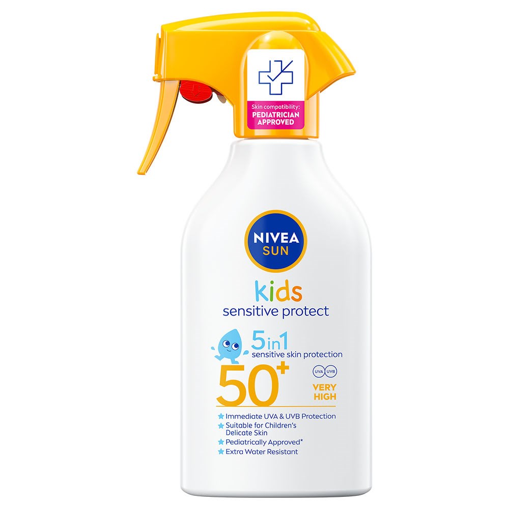 Nivea Kids Sensitive Trigger Spray SPF50+ 250ml Ansigtspleje 4006000233826