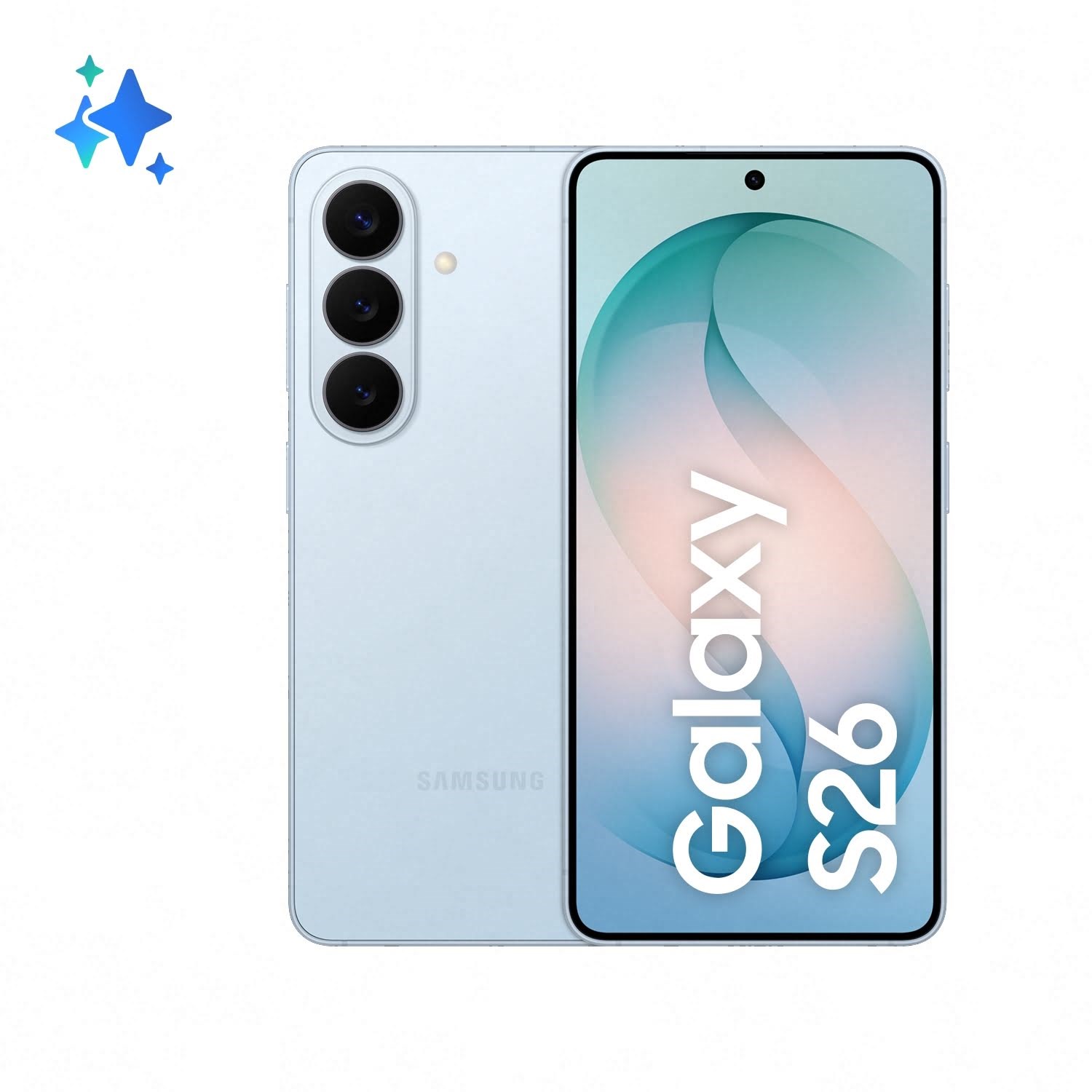 Samsung Galaxy S26 512GB/12GB - Sky Blue Mobiltelefon Blå SM-S942BLBHEUB