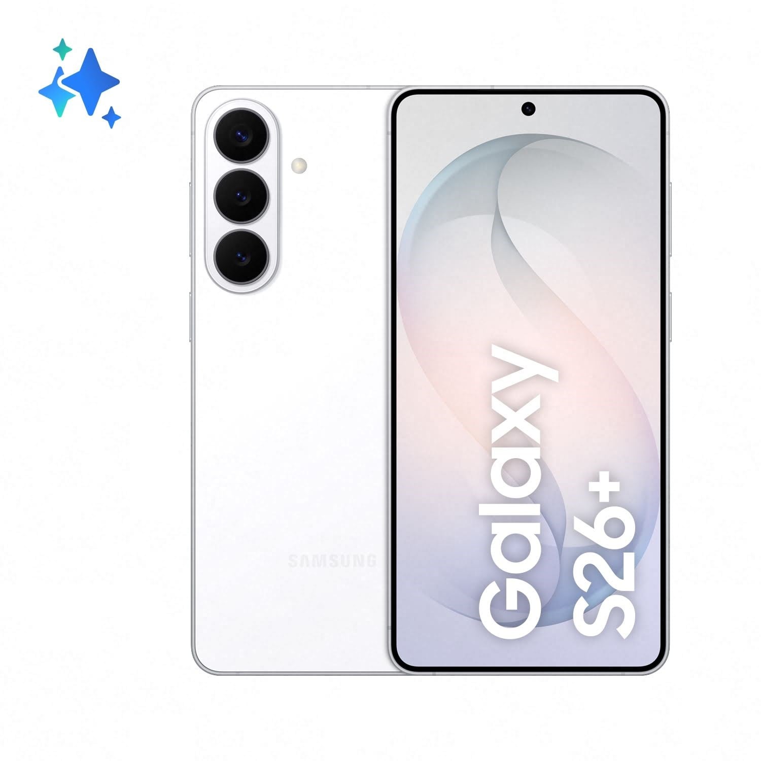 Samsung Galaxy S26+ 256GB/12GB - Hvid Mobiltelefon SM-S947BZWDEUB