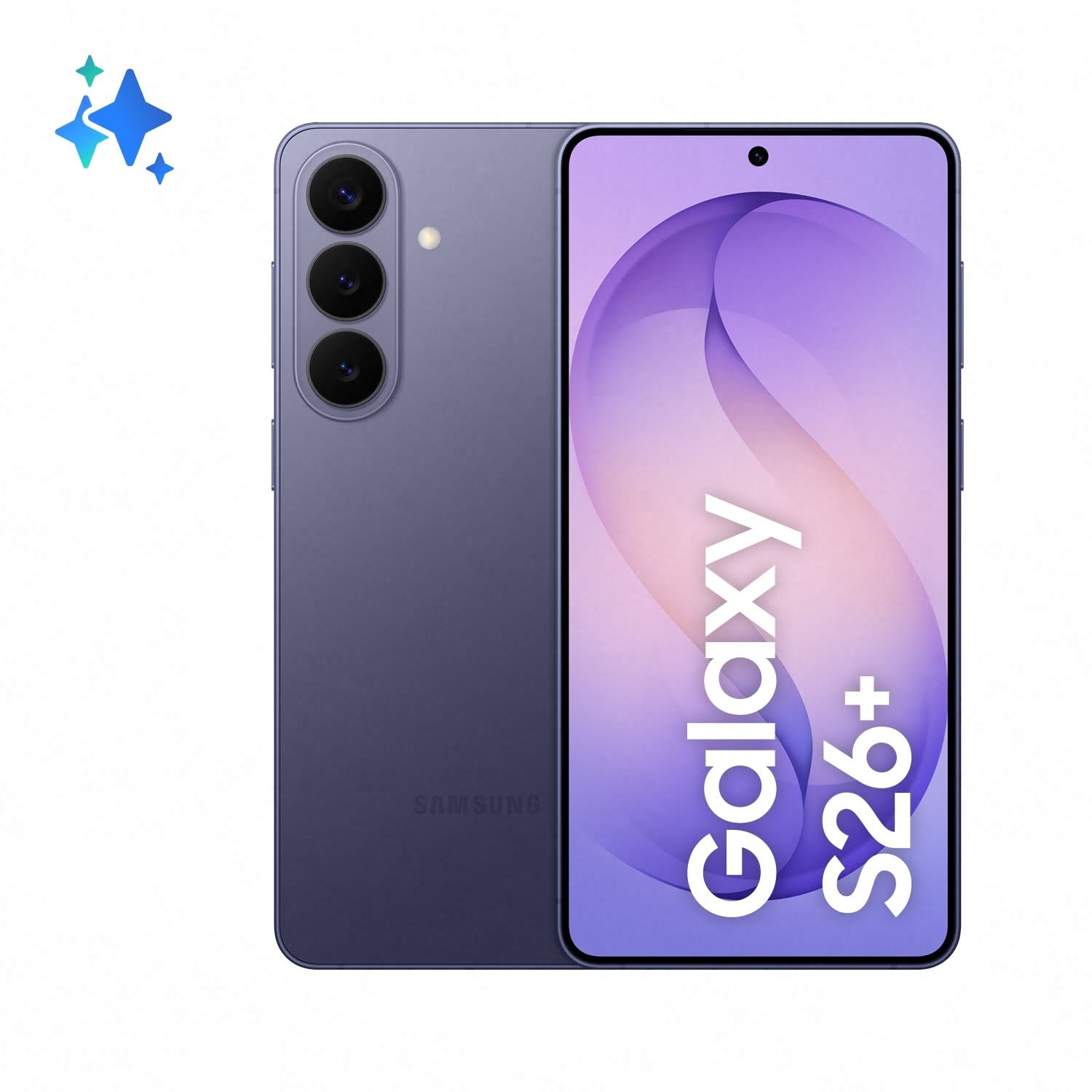 Samsung Galaxy S26+ 512GB/12GB - Cobalt Violet Mobiltelefon Lilla SM-S947BZVGEUB