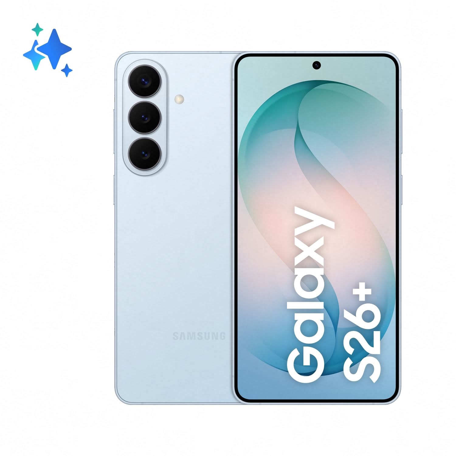 Samsung Galaxy S26+ 512GB/12GB - Sky Blue Mobiltelefon Blå SM-S947BLBGEUB