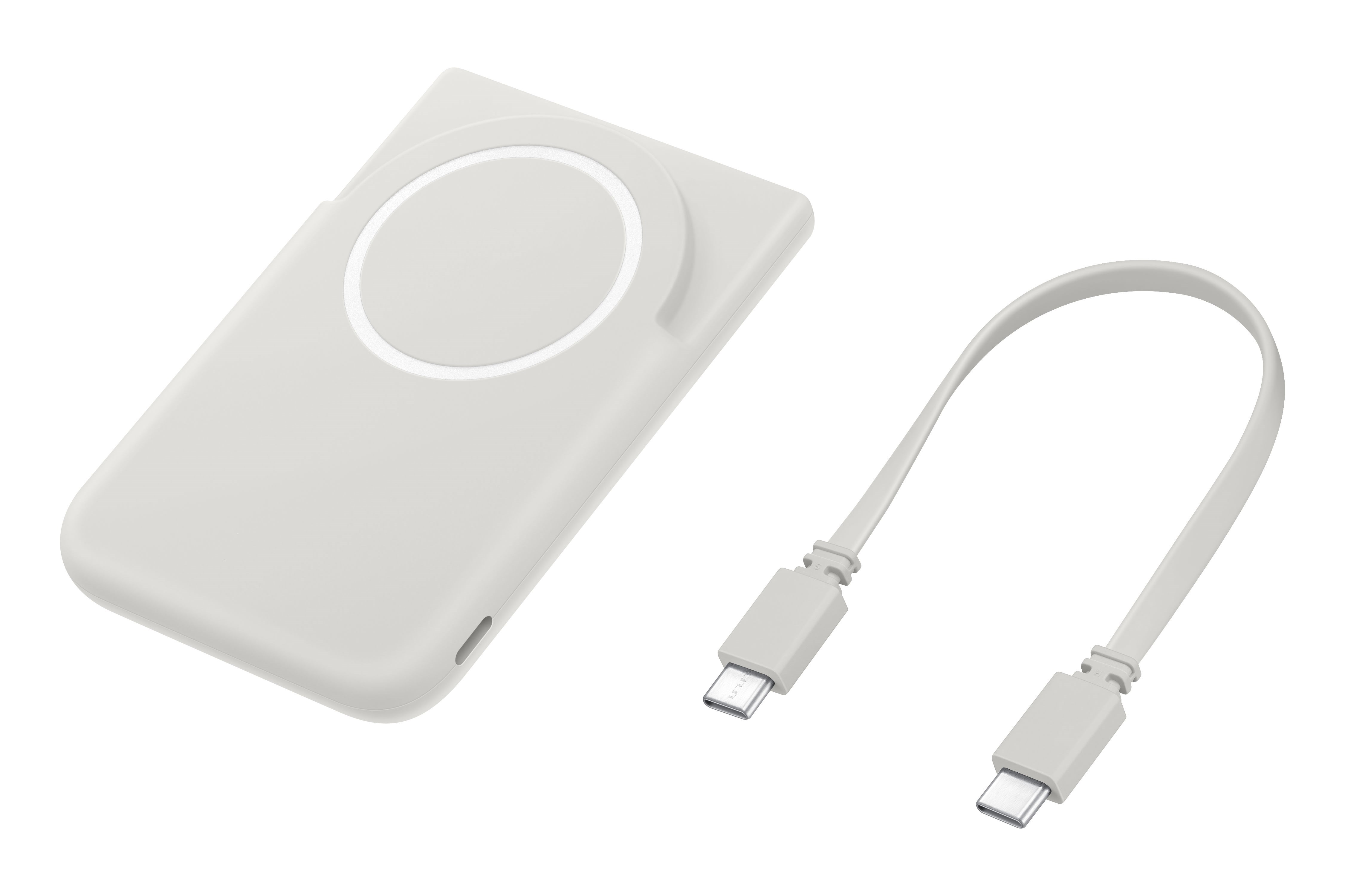 Samsung Magnet Wireless Battery Pack 5000mAh - Beige - 5 Ah Powerbank EB-U2500XJEGWW