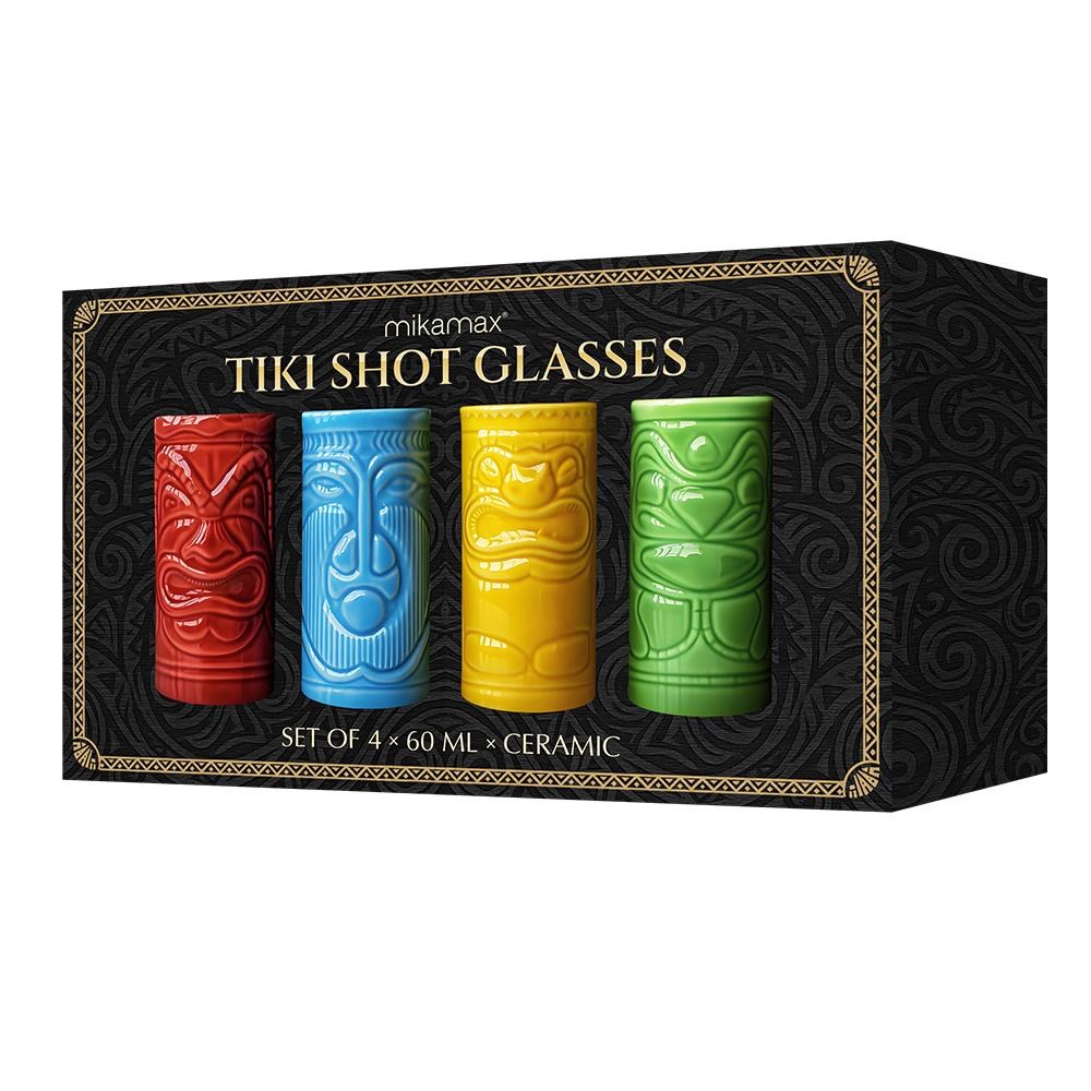 Mikamax Tiki Shot Glasses Gadget 05192