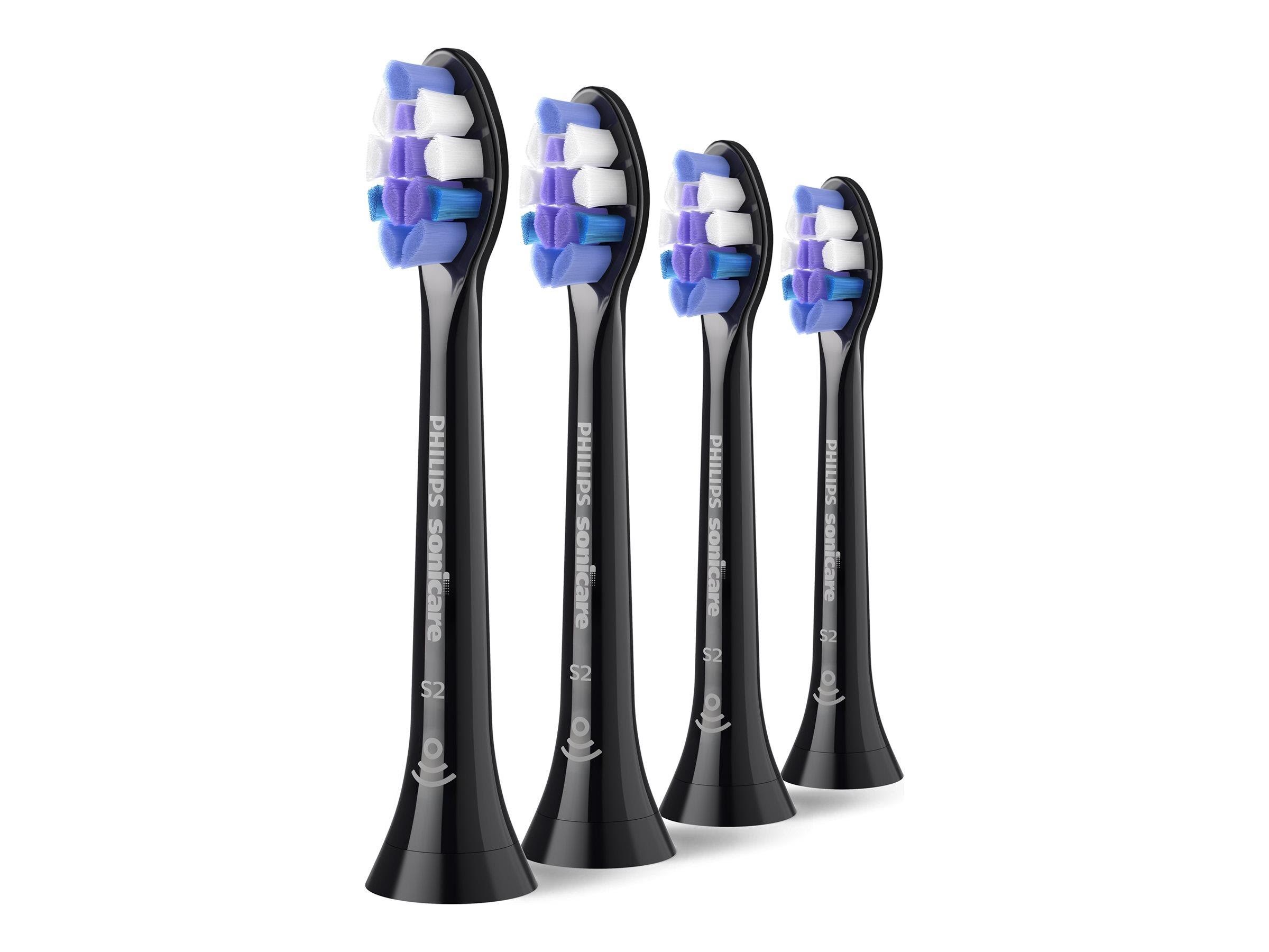 Philips Tandbørstehoveder Sonicare S2 Sensitive HX6054 - replacement brushhead - black El Tandbørste Sort HX6054/88