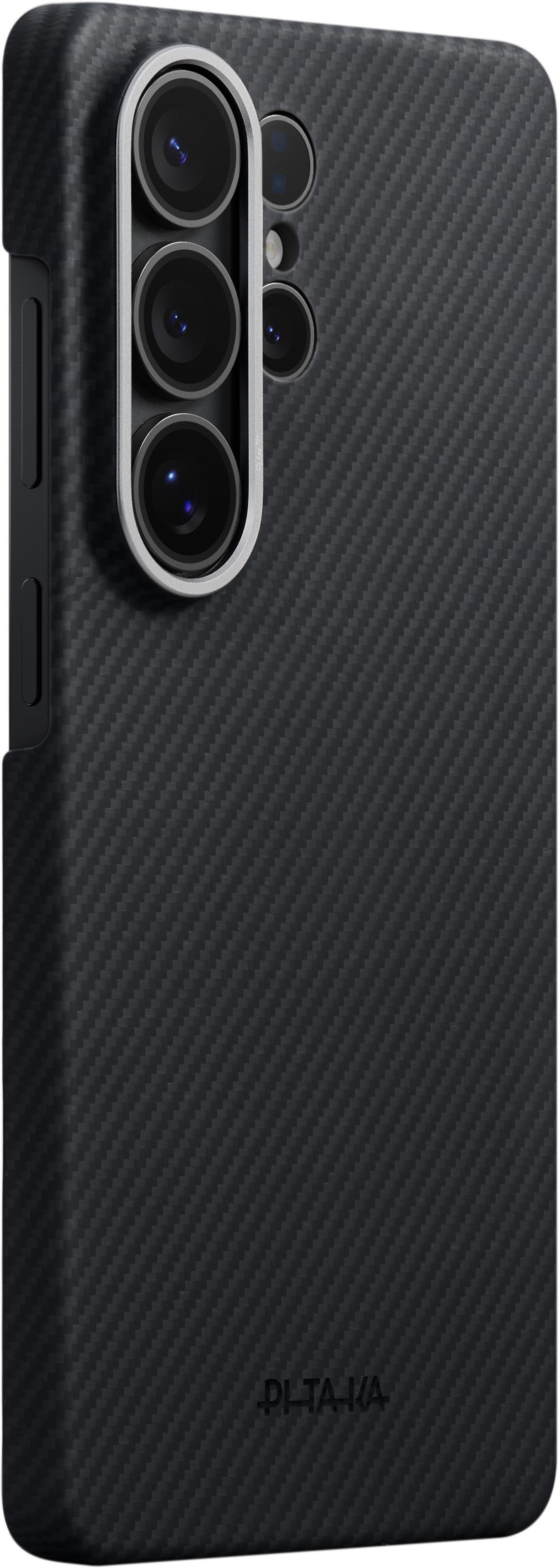 PITAKA Edge Case - Black/Grey Twill - Samsung Galaxy S26 Ultra Mobilcover KS2601U