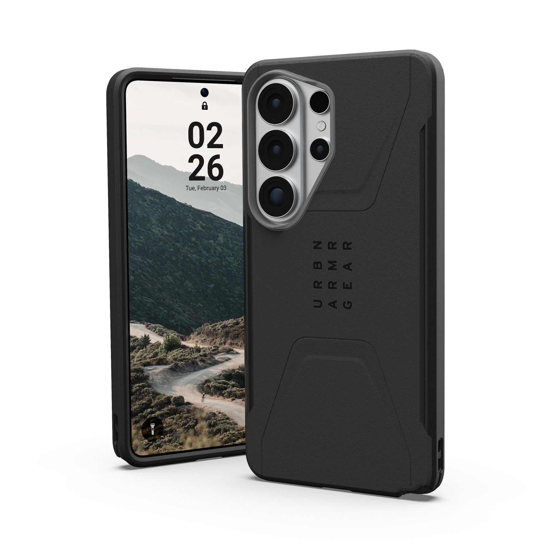 UAG Civilian - Black - Samsung Galaxy S26 Ultra Mobilcover 214535114040