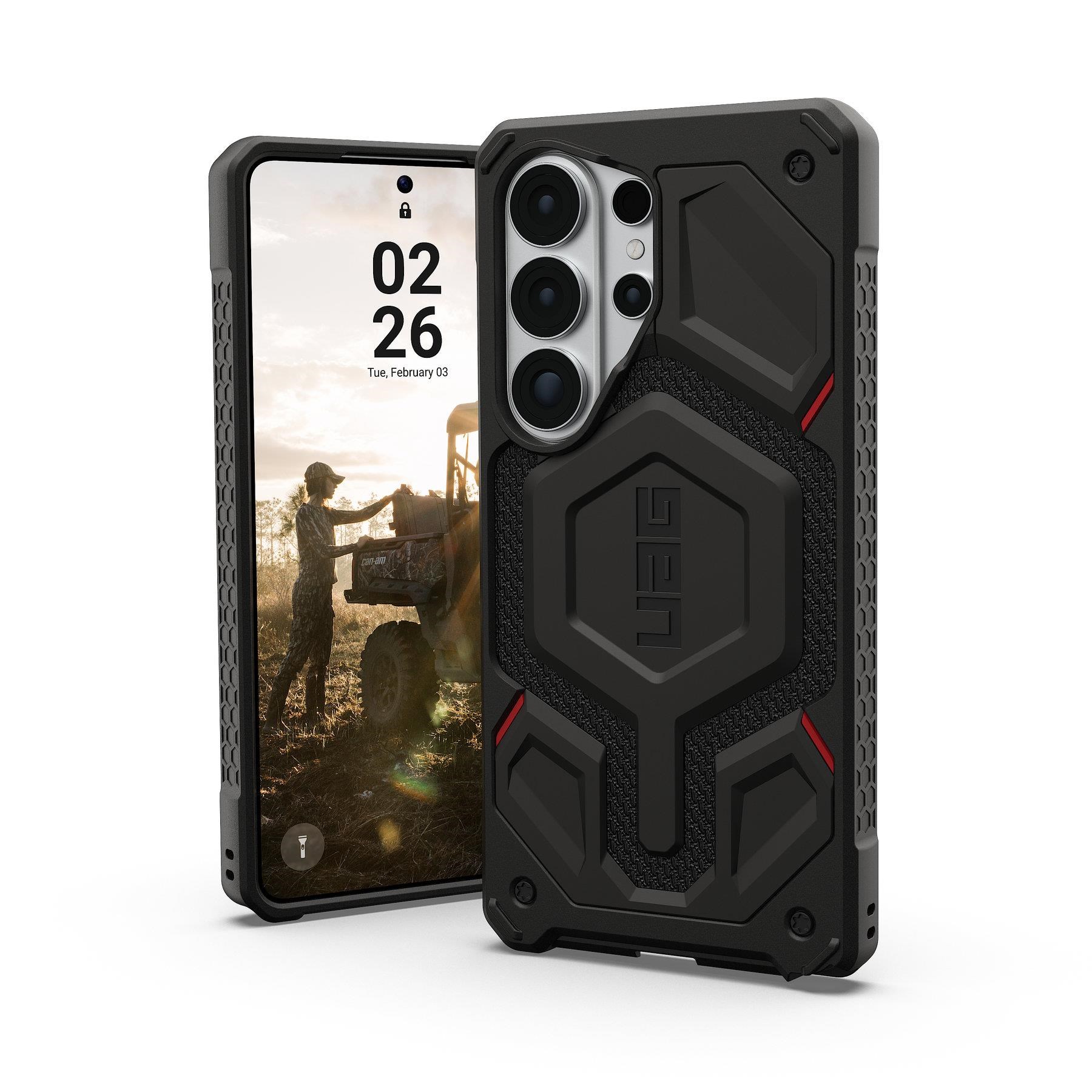 UAG Monarch Pro - Kevlar Black - Samsung Galaxy S26 Ultra Mobilcover 214513113940