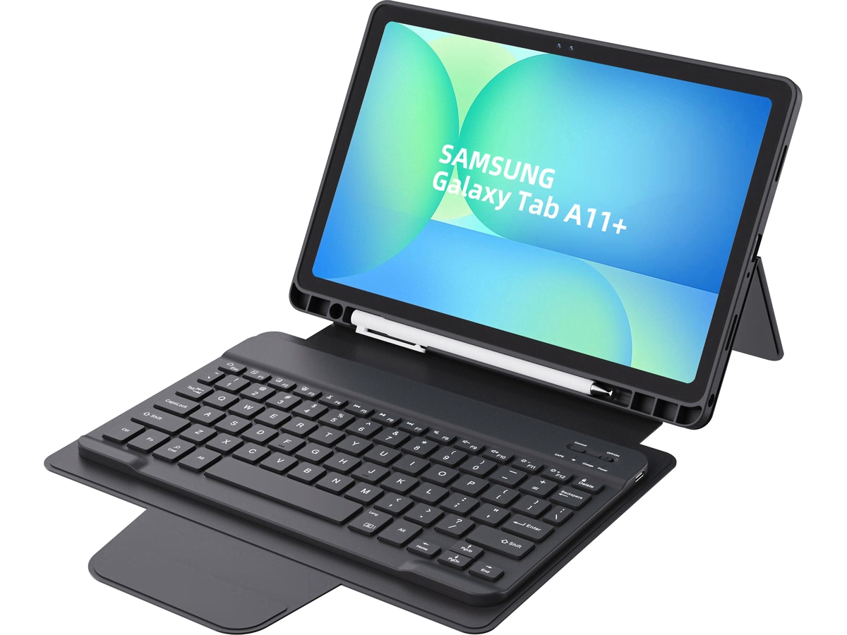 Samsung Galaxy Tab A11+ Keyboard Cover Case Slim (Nordic) Tablet Tilbehør GP-FCX236RLBBW
