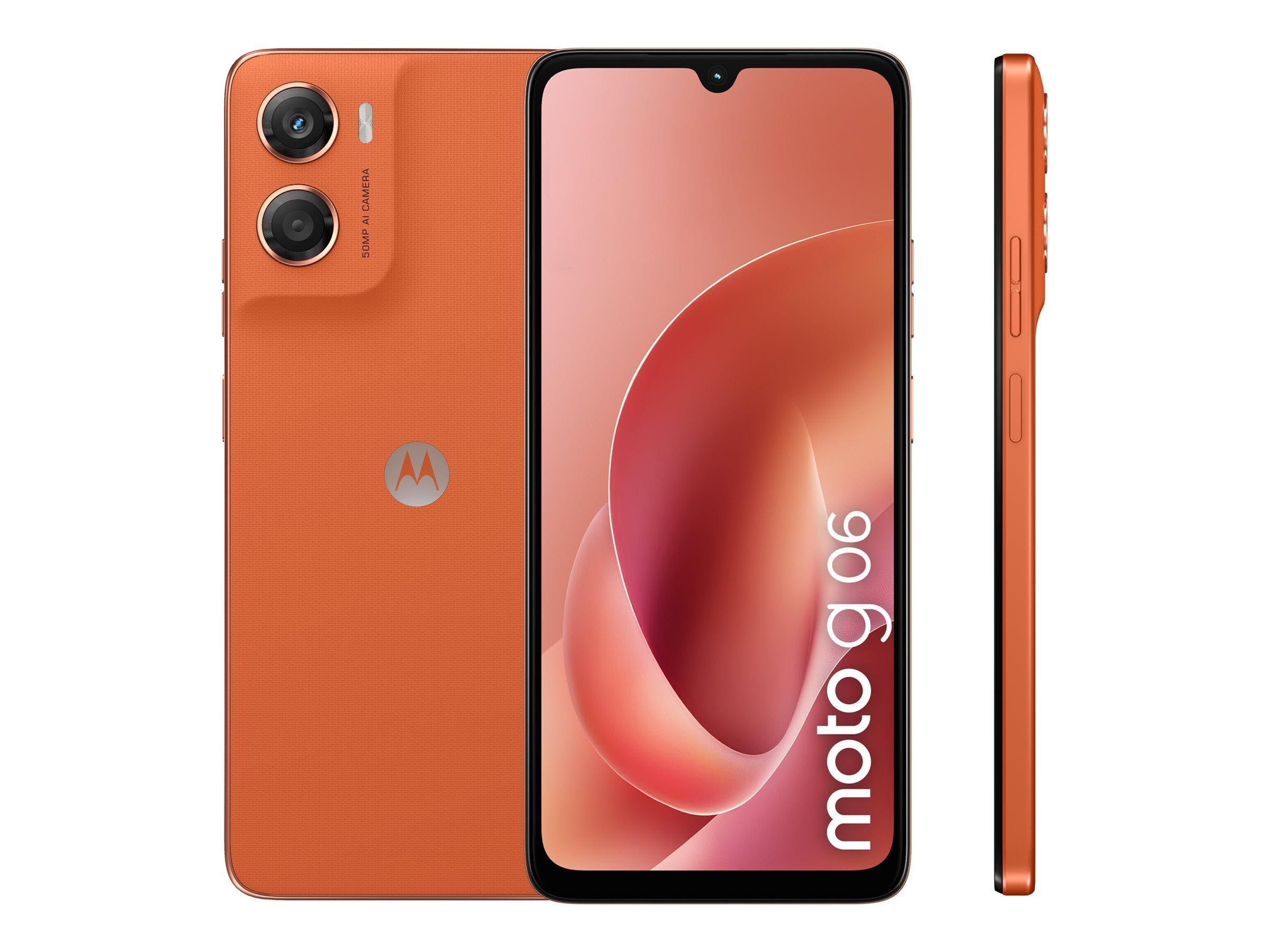 Motorola moto g06 256GB/4GB - PANTONE Arabesque Mobiltelefon Orange PB980000SE
