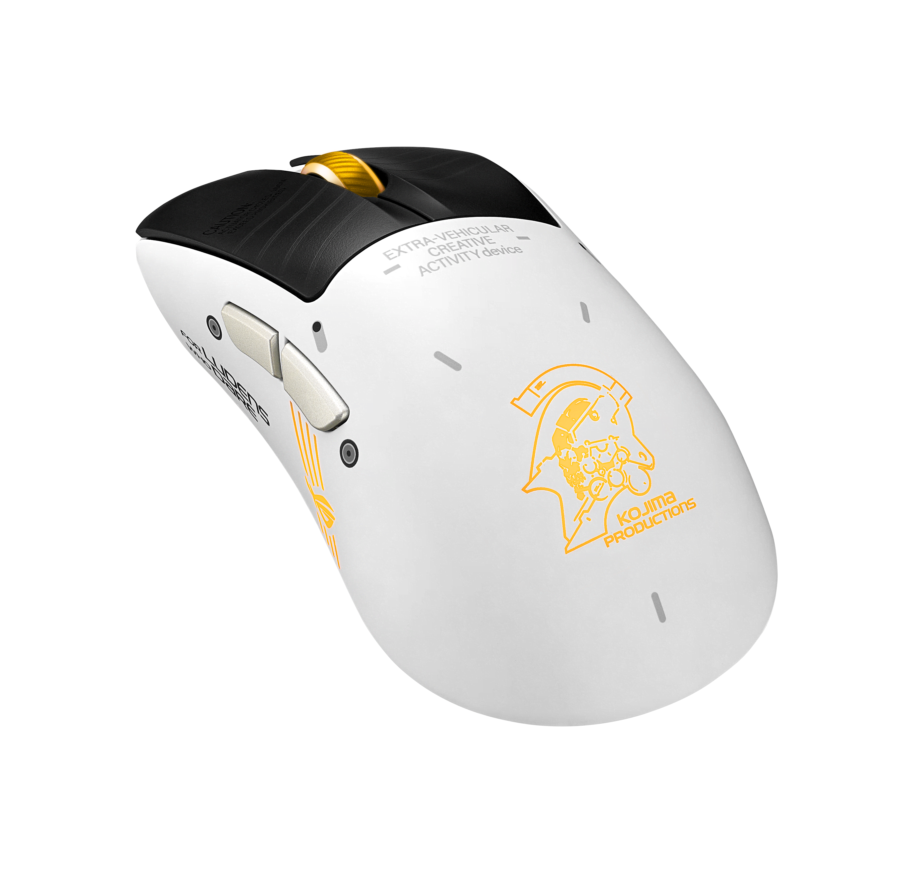 ASUS ROG Keris II Origin - Kojima Edition - Gaming Mus - Optisk - 5 knapper - Hvid med RGB-LED lys