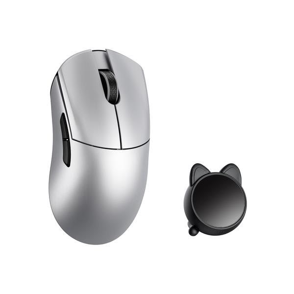 WLMouse HUAN Stainless Magnesium Alloy / Wireless 8K - Gaming Mus - Optisk - 5 knapper - Sølv