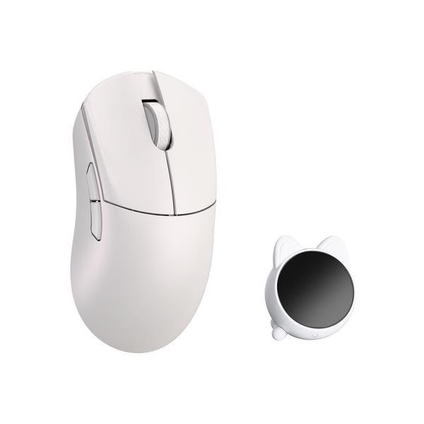 WLMouse HUAN Stainless Magnesium Alloy / Wireless 8K - Gaming Mus - Optisk - 5 knapper - Hvid Mus HUAN-WHITE-O