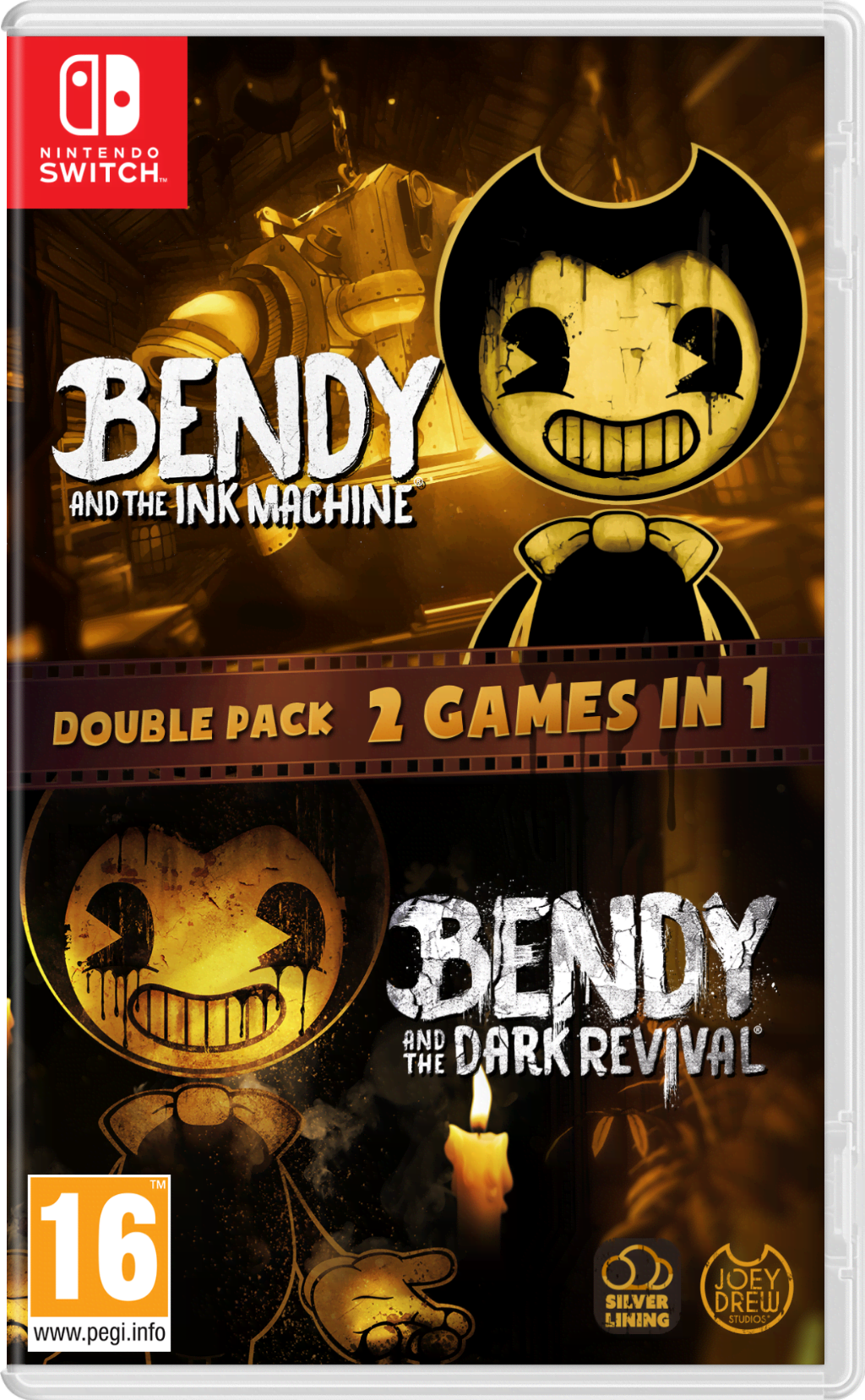 Bendy and the Ink Machine + Bendy and the Dark Revival - Nintendo Switch - Puslespil Spil 5061078711361