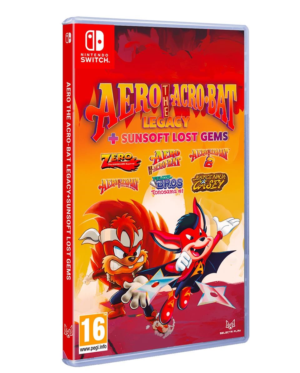 æro the Acro-Bat Legacy + Sunsoft Lost Gems - Nintendo Switch - Action/Adventure