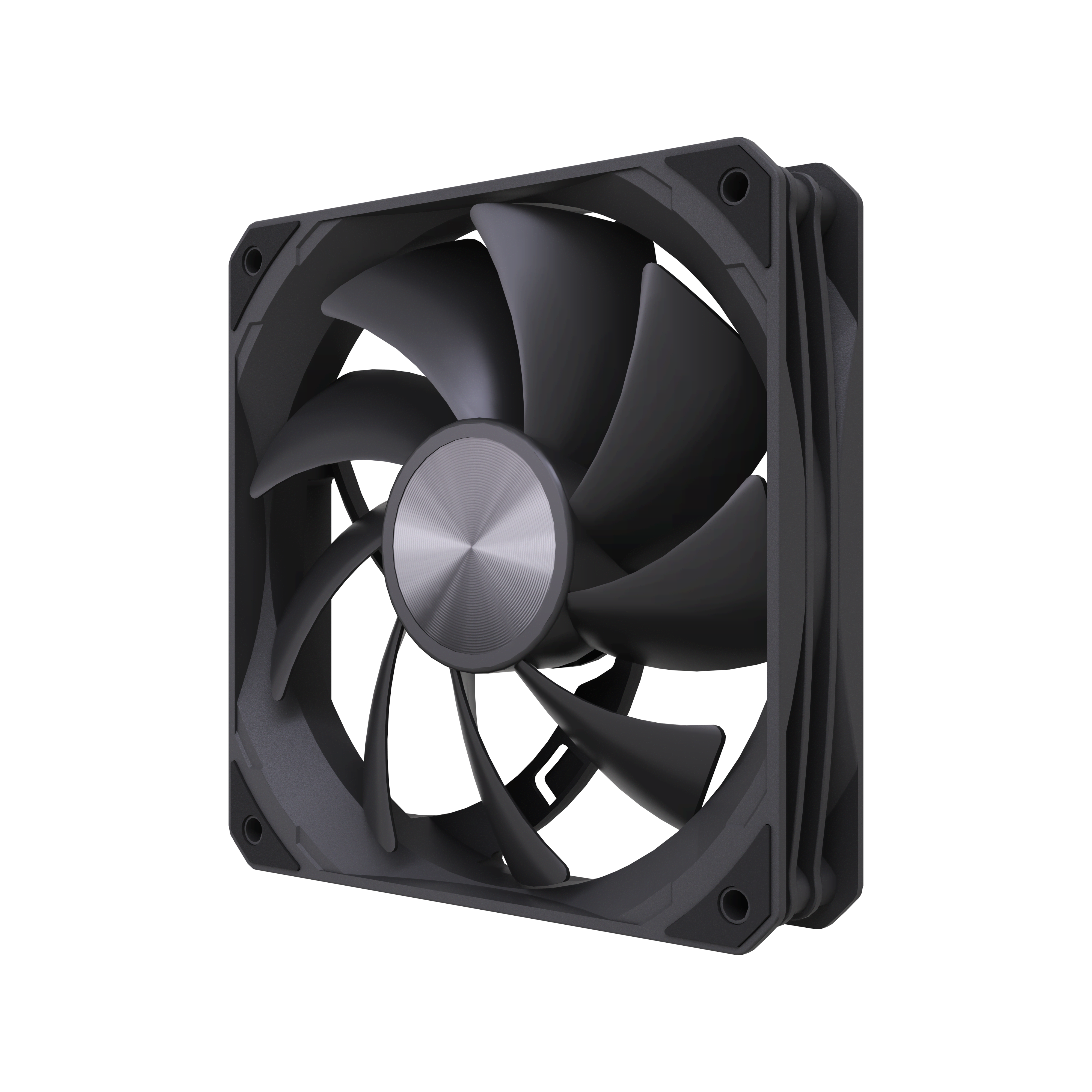 DUTZO F120 Performance - Kabinet køler - 120mm - Sort - 32 dBA Kabinetkøler DFAN-120-PWM-B